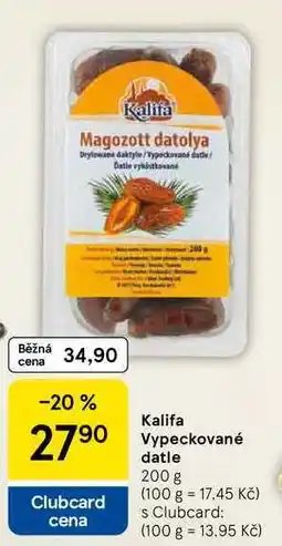 Tesco Kalifa datle Vypeckované, 200 g nabídka