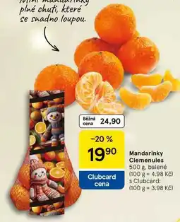 Tesco Mandarinky Clemenules, 500 g, balené nabídka