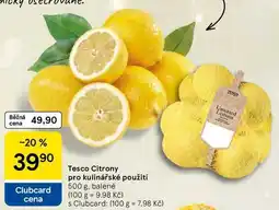 Tesco Tesco Citrony pro kulinářské použití, 500 g, balené nabídka