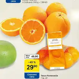 Tesco Tesco Pomeranče, 1 kg, sit nabídka