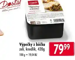 Qanto Dostal Výpečky z bůčku zeli, knedlik nabídka