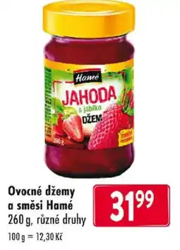 Qanto Ovocné džemy a směsi Hamé nabídka