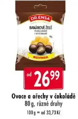 Qanto Dr.Ensa Ovoce a ořechy v čokoládě nabídka