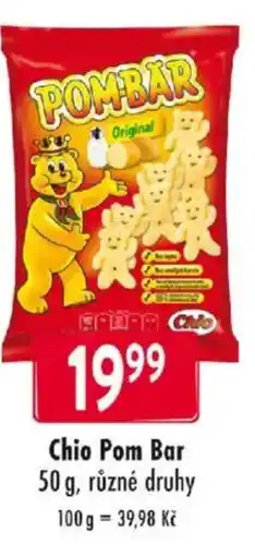 Qanto Chio Pom Bar nabídka