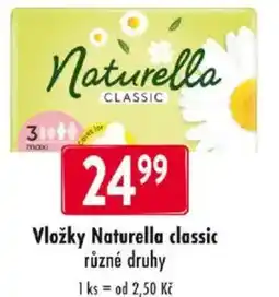Qanto Vložky Naturella classic nabídka