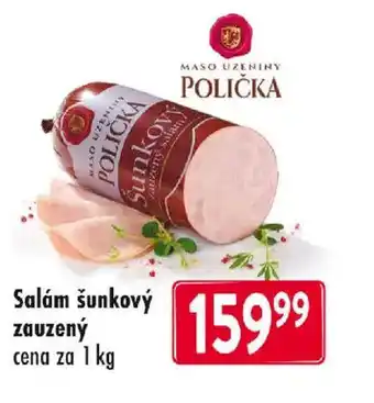 Salám šunkový zauzený