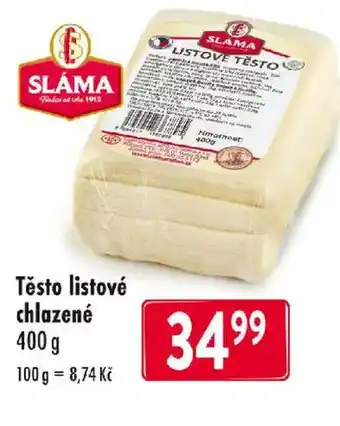 Qanto Sláma Těsto listové chlazené nabídka