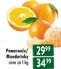 Qanto Pomeranče/ Mandarinky nabídka