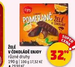Penny Market ŽELÉ V ČOKOLÁDĚ ENJOY, 190 g nabídka