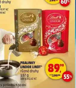 Penny Market PRALINKY LINDOR LINDT, 137 g nabídka