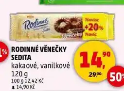 Penny Market RODINNÉ VĚNEČKY SEDITA, 120 g nabídka