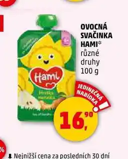 Penny Market OVOCNÁ SVAČINKA HAMI, 100 g nabídka
