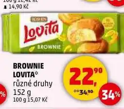 Penny Market BROWNIE LOVITA, 152 g nabídka