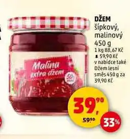 Penny Market DŽEM šípkový, malinový, 450 g nabídka