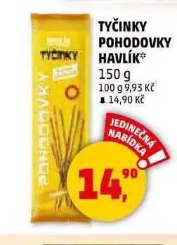 Penny Market TYČINKY POHODOVKY HAVLÍK, 150 g nabídka