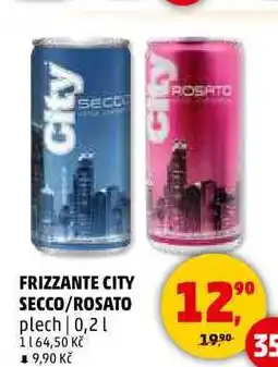 Penny Market FRIZZANTE CITY SECCO/ROSATO plech, 0,2 l nabídka