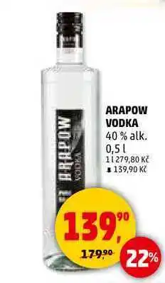 Penny Market ARAPOW VODKA, 0,5 l nabídka