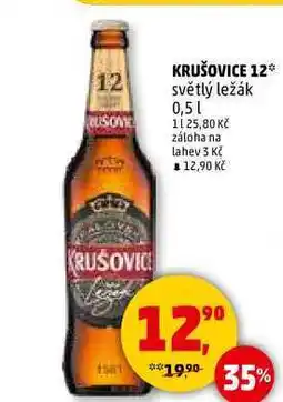 Penny Market KRUŠOVICE 12 světlý ležák, 0,5 l nabídka