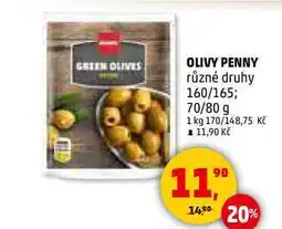 Penny Market OLIVY PENNY, 160 g nabídka