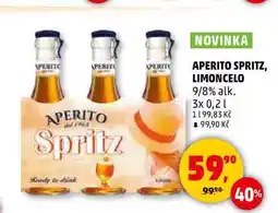 Penny Market APERITO SPRITZ, 3x 0,2 l nabídka