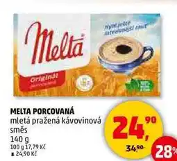 Penny Market MELTA PORCOVANÁ mletá pražená kávovinová směs, 140 g nabídka