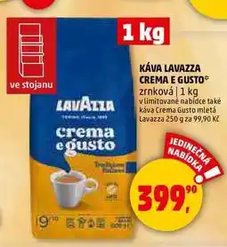 Penny Market KÁVA LAVAZZA CREMA E GUSTO zrnková, 1 kg nabídka