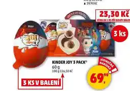 Penny Market KINDER JOY 3 PACK, 60 g nabídka
