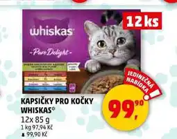 Penny Market KAPSIČKY PRO KOČKY WHISKAS, 12x 85 g nabídka