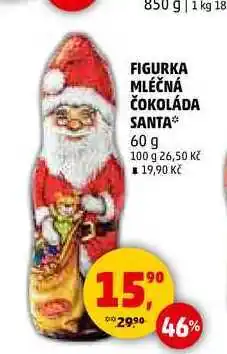 Penny Market FIGURKA MLÉČNÁ ČOKOLÁDA SANTA, 60 g nabídka