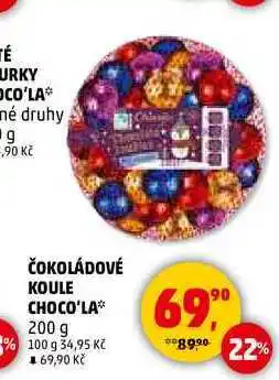 Penny Market ČOKOLÁDOVÉ KOULE CHOCO'LA, 200 g nabídka