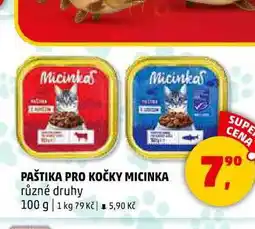Penny Market PAŠTIKA PRO KOČKY MICINKA, 100 g nabídka