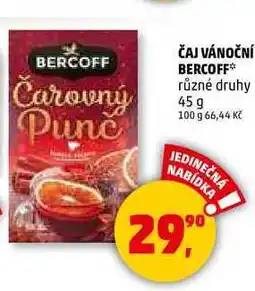 Penny Market ČAJ VÁNOČNÍ BERCOFF, 45 g nabídka
