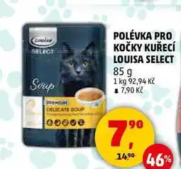 Penny Market POLÉVKA PRO KOČKY KUŘECÍ LOUISA SELECT, 85 g nabídka