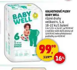 Penny Market KALHOTKOVÉ PLENY BABY WELL, 1 balení nabídka