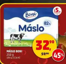 Penny Market MÁSLO BONI, 250 g nabídka