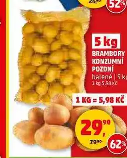 Penny Market BRAMBORY KONZUMNÍ POZDNÍ, 5 kg nabídka