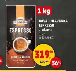 Penny Market KÁVA JIHLAVANKA ESPRESSO zrnková, 1 kg nabídka