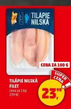 Penny Market TILÁPIE NILSKÁ FILET, 100 g nabídka