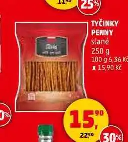 Penny Market TYČINKY PENNY slané, 250 g nabídka