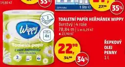 Penny Market TOALETNÍ PAPÍR HEŘMÁNEK WIPPY, 4 role nabídka