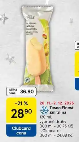 Tesco Tesco Finest Zmrzlina, 120 ml, vybrané druhy nabídka