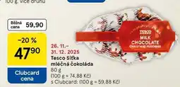 Tesco Tesco Síťka mléčná čokoláda, 80 g nabídka