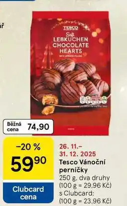 Tesco Tesco Vánoční perníčky, 250 g nabídka