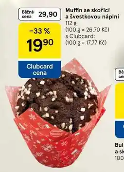 Tesco Muffin se skořicí a švestkovou náplní, 112 g nabídka