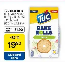 Tesco TUC Bake Rolls, 80 g, více druhů nabídka