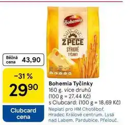 Tesco Bohemia Tyčinky, 160 g nabídka