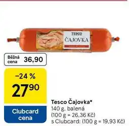 Tesco Tesco Čajovka, 140 g, balená nabídka