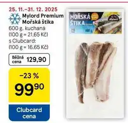 Tesco Mylord Premium Mořská štika, 600 g. kuchaná nabídka