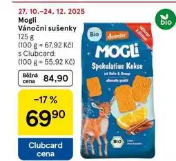 Tesco Mogli Vánoční sušenky, 125 g nabídka