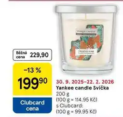Tesco Yankee candle Svíčka, 200 g nabídka